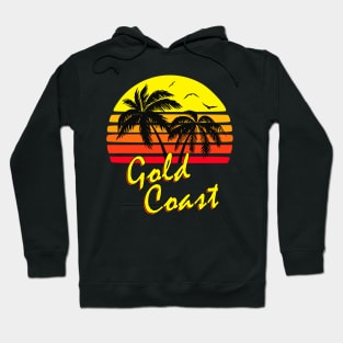 Gold Coast Retro Sunset Hoodie